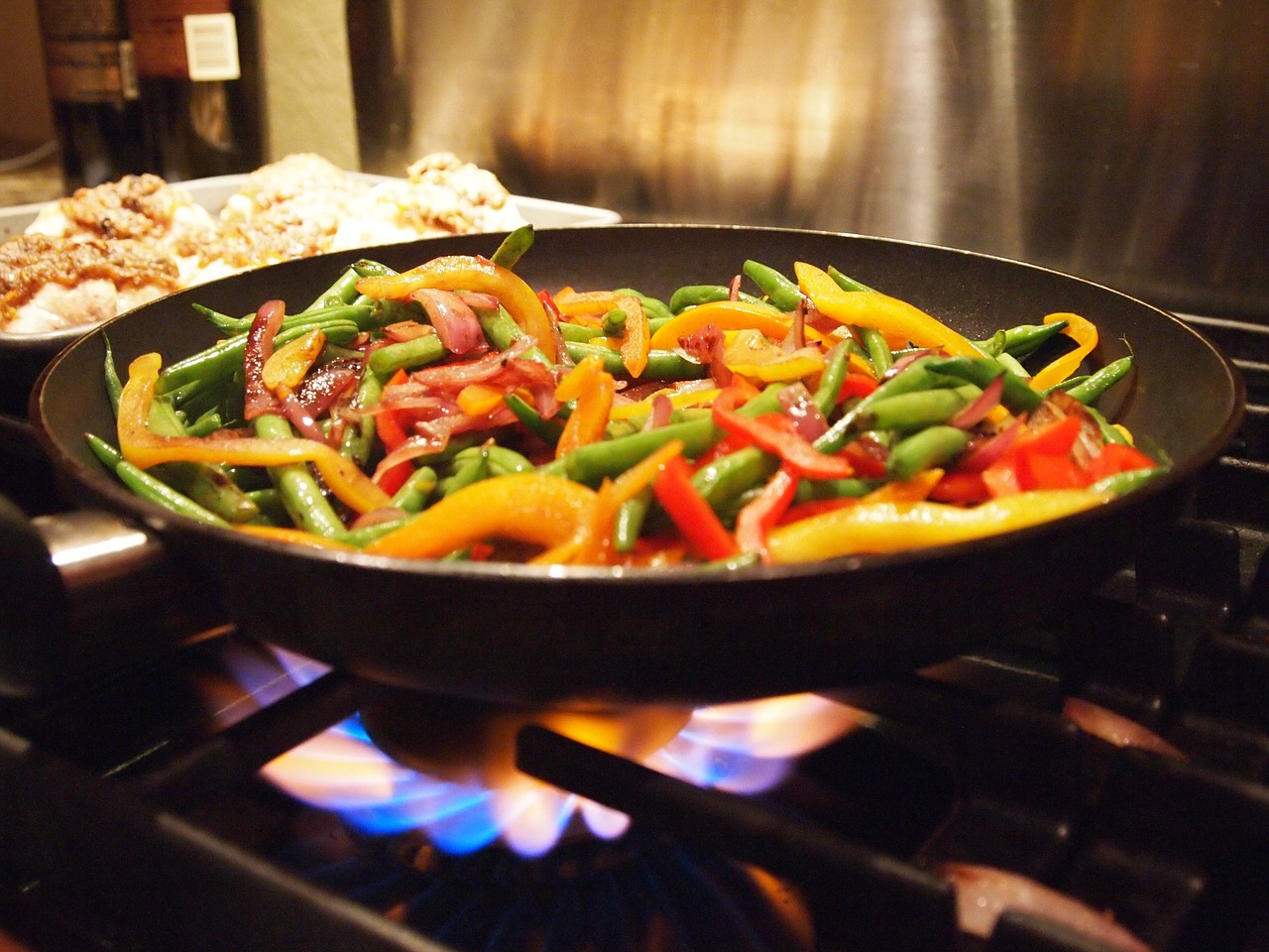 healthy frying of food